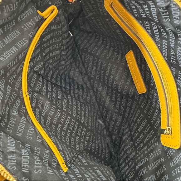 Steve Madden mustard-yellow Bdelta satchel nwt - Picture 6 of 16